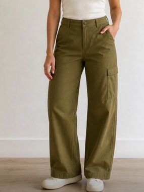 Women’s Cargo Pants - Olive Green